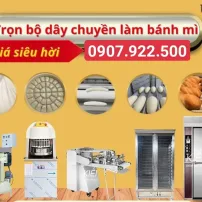 Dây chuyền làm bánh mì hiện đại