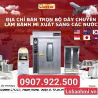 Dây chuyền lò bánh mì Việt Nam