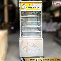 Tủ trưng bày bánh bao
