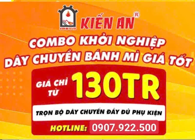 Dây chuyền bánh mì Kiến An giá tốt - Hình ảnh 2