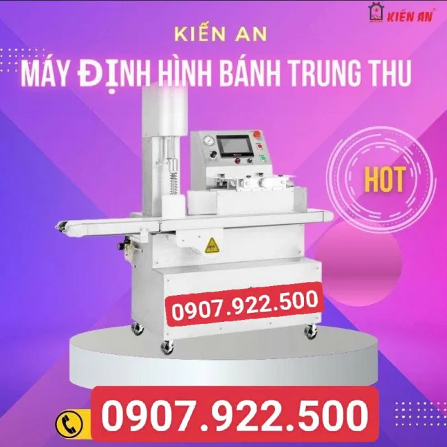 Máy dập tạo hình bánh trung thu Kiến An - Hình ảnh 2