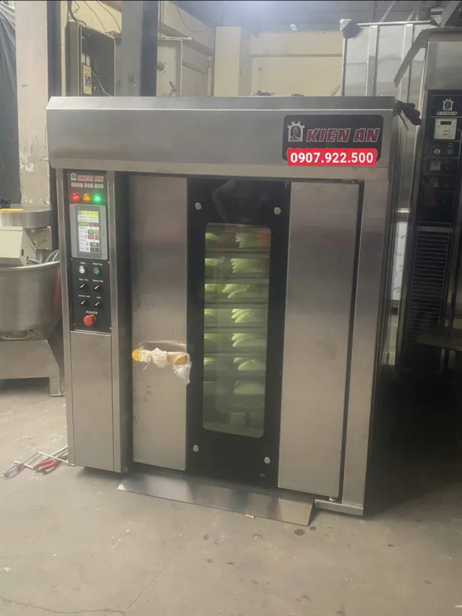 Lò bánh mì 8 khay xoay Kiến An