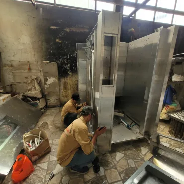 Lò bánh mì tháo ráp Kiến An